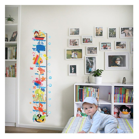 Detská samolepka – meter na dvere/na stenu 25x170 cm Sea Animals – Ambiance