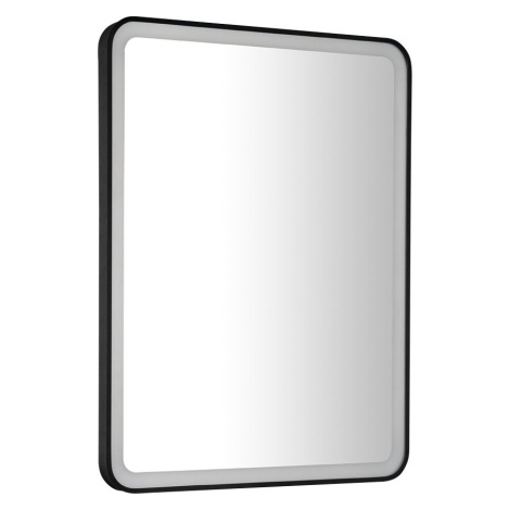 VENERO zrcadlo s LED osvětlením 60x80cm, černá VR260 Sapho