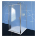 POLYSAN - EASY LINE sprchový kout tri steny 900-1000x1000, pivot dvere L/P varianta, Brick sklo 