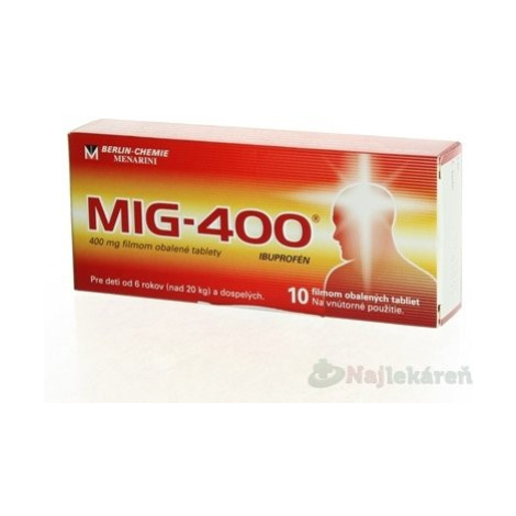 MIG 400 tbl.flm.10 x 400 mg