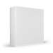 Biela šatníková skriňa so zrkadlom a s posuvnými dverami 200x215 cm Lisburn - Cosmopolitan Desig