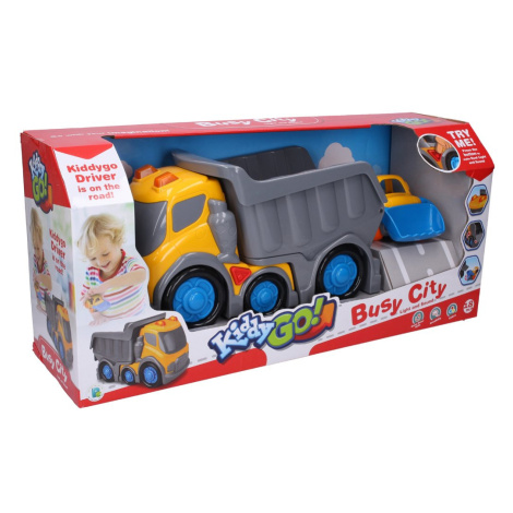 WIKY Kiddy Auto sklápací s efektmi 31 cm buldozér 18m+