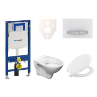 Cenovo zvýhodnený závesný WC set Geberit do ľahkých stien / predstenová montáž + WC S-Line S-lin