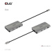 Club3D Dokovacia stanica 8v1 USB 3.2 typ C (2xHDMI, 2xUSB-A, RJ45, SD/Micro SD USB Type-C, 100W 