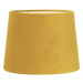 PR Home Li Na stolová lampa zamat zlatá Ø 30 cm