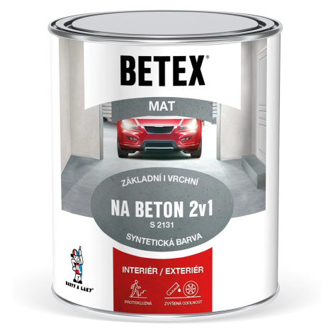 Betex 2v1 na betón S2131 náter červenohnedý 800 g