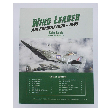 GMT Games Wing Leader: Air Combat 1939-45 2nd Edition v2.2 Rule Book