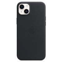 Kožené puzdro Apple na Apple iPhone 14 Plus MPP93ZM/A Leather Case with MagSafe Midnight