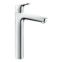 Vysoká umývadlová batéria Hansgrohe Focus s výpusťou chróm 31531000