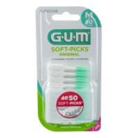 GUM Soft-Picks medzizubná kefka gumová s fluoridmi Medium 50 ks