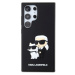 Karl Lagerfeld 3D Rubber Karl and Choupette Zadný Kryt pre Samsung Galaxy S24 Ultra Black