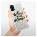 Odolné silikónové puzdro iSaprio - Follow Your Dreams - black - Samsung Galaxy A02s