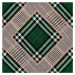 MINDTHEGAP Checkered Patchwork British Green - tapeta