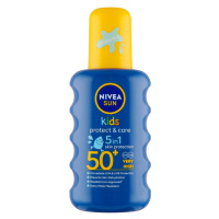 NIVEA Sun Protect & Care detský farebný sprej na opaľovanie OF 50+, 200 ml
