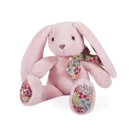 Doudou Histoire d´Ours Plyšový kamarát ružový zajačik 25 cm