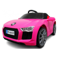 mamido Elektrické autíčko Cabrio B4 eko-koža ružové