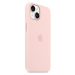Apple silikónový kryt s MagSafe na iPhone 14 kriedovo ružový
