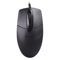 A4tech OP-720, kancelárska optická myš, 1200 DPI, USB, čierna