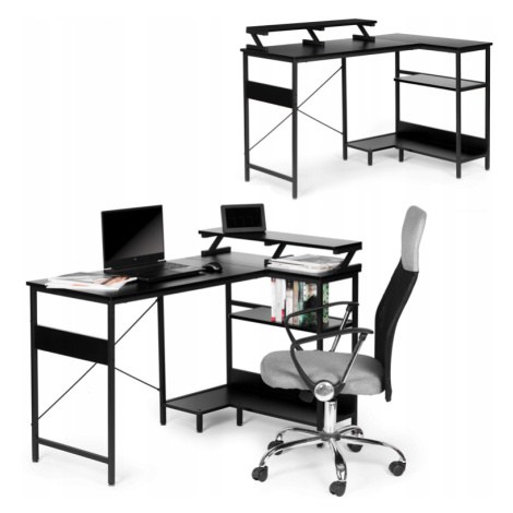 Multifunkčnýrohovýpísacístôl-čierny