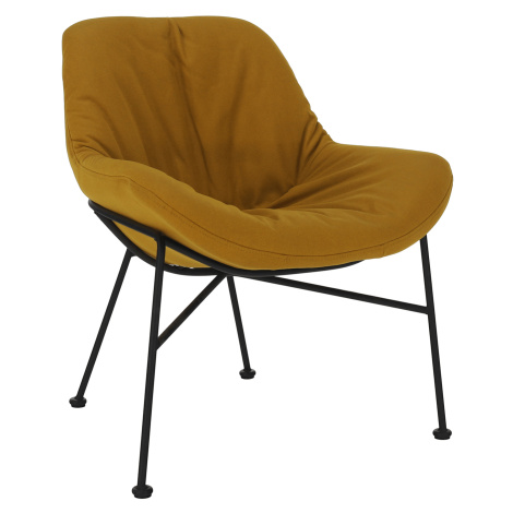 Jedálenská stolička, látka s efektom brúsenej kože camel, KALIFA Tempo Kondela