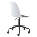 Biela kancelárska stolička Unique Furniture