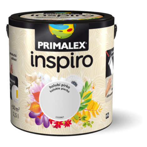 Primalex Inspiro - oteruvzdorný tónovaný interiérový náter 2,5 l žulová šeď