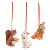 Vianočná závesná dekorácia s motívom zvierat, 3 ks, kolekcia Nostalgic Ornaments - Villeroy & Bo