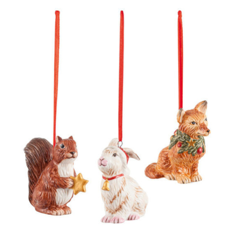 Vianočná závesná dekorácia s motívom zvierat, 3 ks, kolekcia Nostalgic Ornaments - Villeroy & Bo Villeroy & Boch