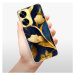 Odolné silikónové puzdro iSaprio - Gold Leaves - Realme C55