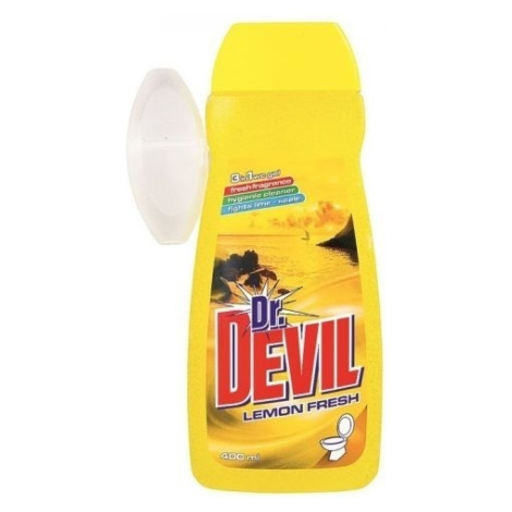 Dr. Devil WC gél s košíčkom 3v1 Lemon 400 ml