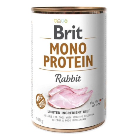 Konzerva Brit Mono protein králik 400g