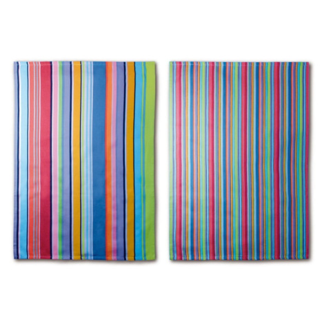 Súprava 2 bavlnených utierok Remember Purple Stripes, 70 × 50 cm