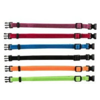 Trixie Junior Set of puppy collars, M–L: 22–35 cm/10 mm, 6 pcs., black, red, royal blue