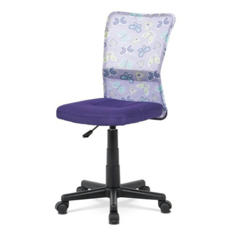 Sconto Detská stolička BAMBI fialová s motívom Houseland
