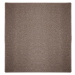 Kusový koberec Astra hnědá čtverec - 400x400 cm Vopi koberce