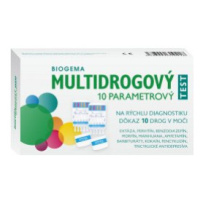 Biogema Multidrogový test na stanovenie drog v moči 10 parametrový