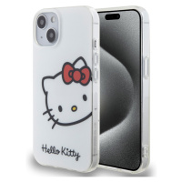 Hello Kitty IML Head Logo Zadný Kryt pre iPhone 13 White