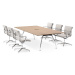 ICF - Stôl UNITABLE MEETING - hĺbka 120 cm (dĺžka 2 - 5 m)
