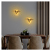 LED nástenné svietidlo v zlatej farbe Pacali – Opviq lights