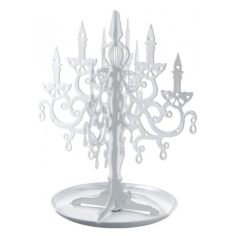 Stojanček na šperky Yamazaki Chandelier 6494, biela