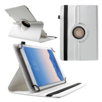 Univerzálne puzdro na Tablet PC, puzdro na priečinky, 9-10", stojan, otočný o 360°, biele