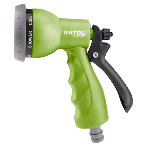 Extol Craft 70113 postrekovač záhradný kov/plast, 7-funkčný, mosadz - farba: zelená/čierna Extol Premium