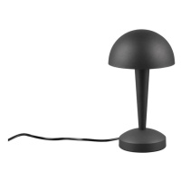Matne čierna stolová lampa (výška  26 cm) Canaria – Trio
