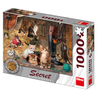 Dino mačičky 1000 secret collection Puzzle