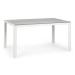 Blumfeldt Bilbao, záhradný stôl, 150 x 90 cm, polywood, hliník, bielo/sivý