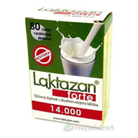 LAKTAZAN forte 14.000 FCC, enzým laktáza, 80 tbl