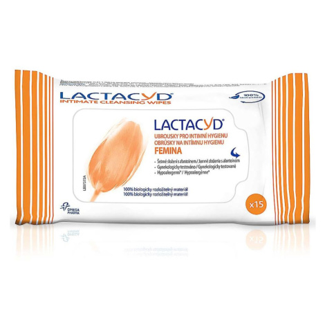 LACTACYD Obrúsky pre intímnu hygienu Femina 15 kusov