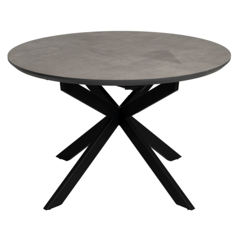 Okrúhly rozkladací jedálenský stôl s prídavnou doskou ø 120 cm Rocía – Ixia