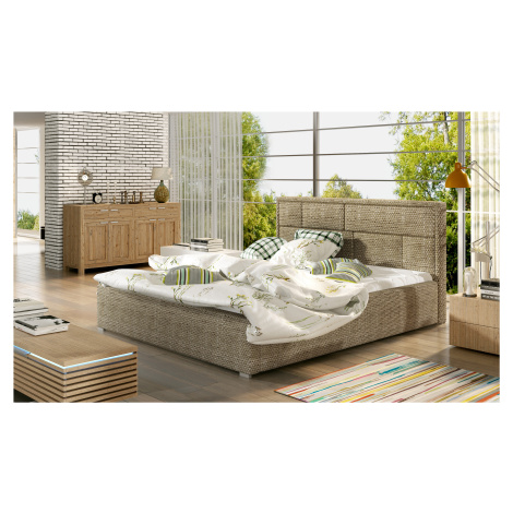 ELTAP LATINA 180X200 + KOVOVY STOJAN/PODSTAVEC/KONTAJNER, BERLIN 03, BEIGE, 27084