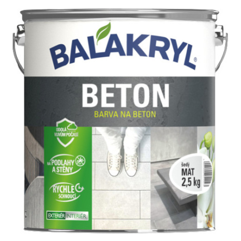 BALAKRYL BETÓN - Farba na betónové plochy 0102 - šedá 5 kg